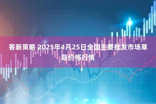 客新策略 2025年4月25日全国主要批发市场草菇价格行情